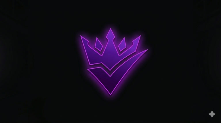 Aight Bet banner with illuminated purple crown logo