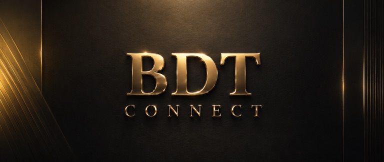 BDT Connect gold logo banner
